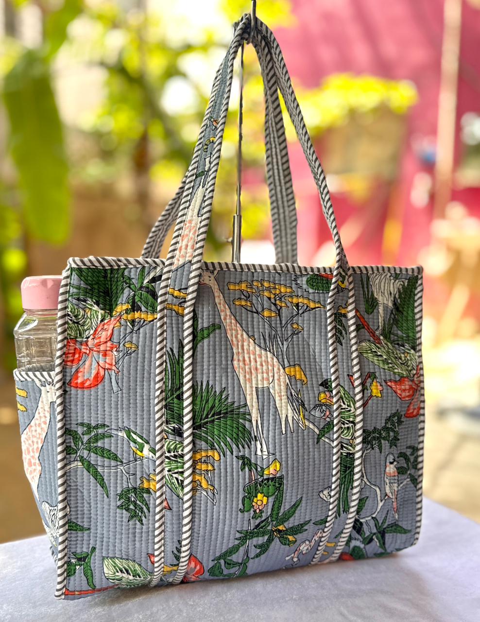Quilted Tote Bag