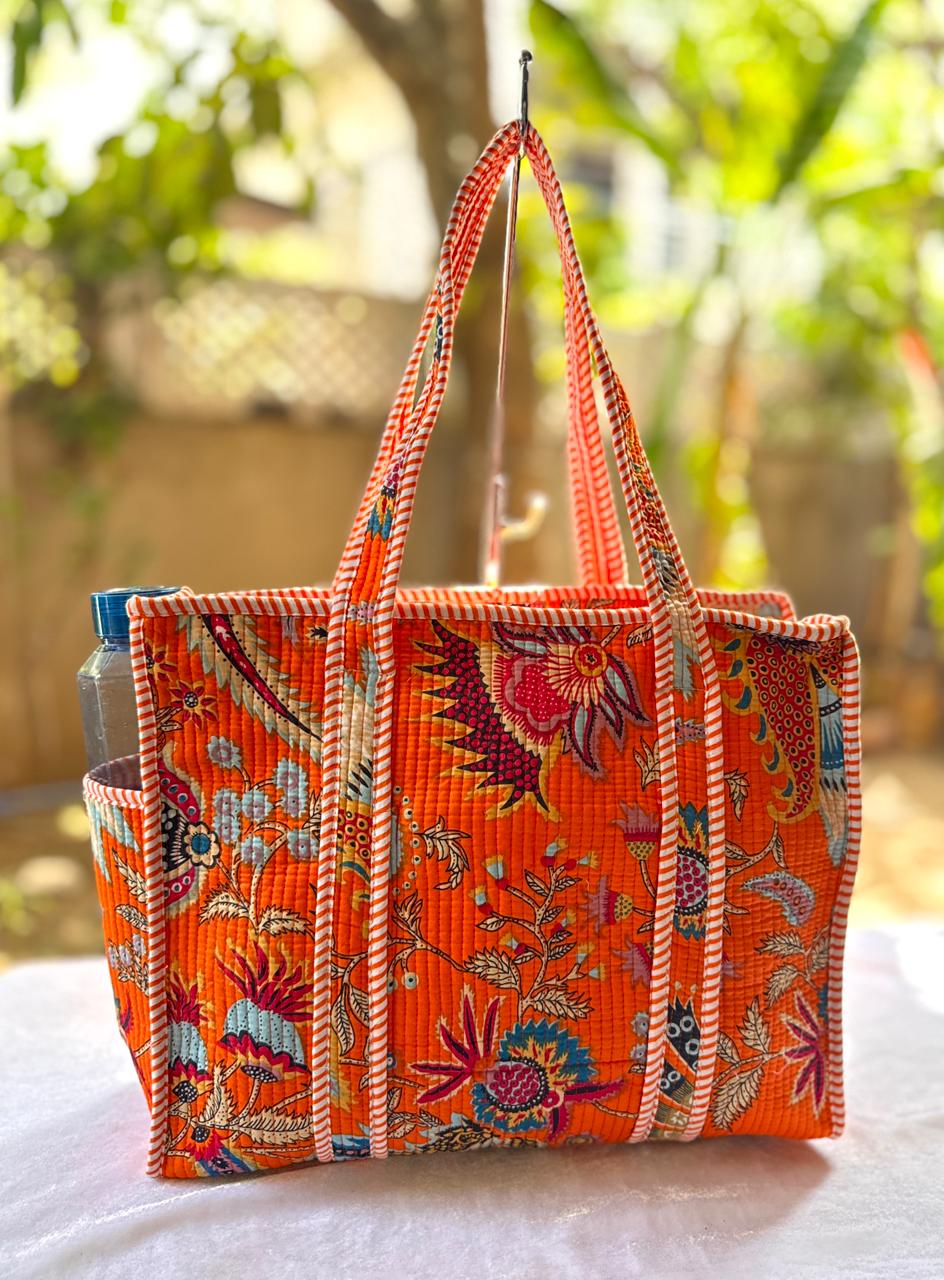 Quilted Tote Bag